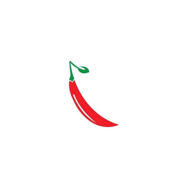 CHILI LOGO SIMBOLO TEMPLATO VETTORE ICONA — Vettoriale Stock