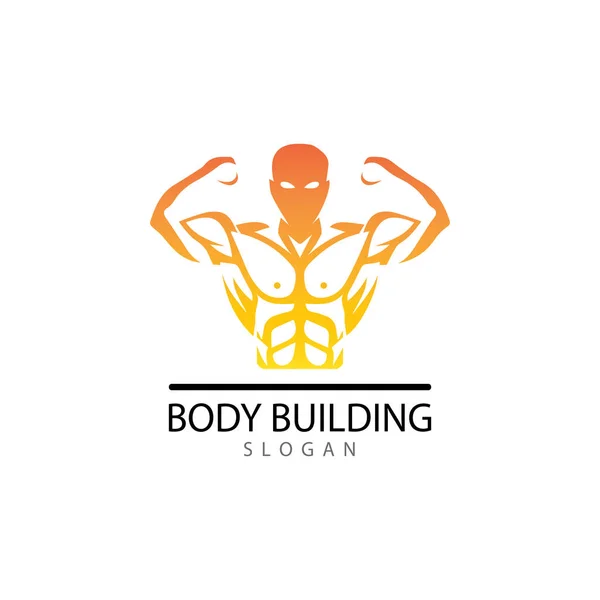 Vector object en pictogrammen voor Sport Label Gym Badge Fitness Logo — Stockvector