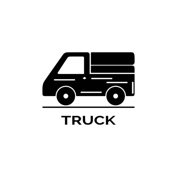 Truck icon ilustrație șablon vector — Vector de stoc