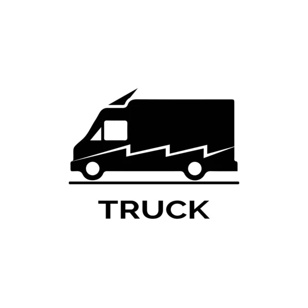 Ciężarówka ikona ilustracja wektor szablon — Wektor stockowy