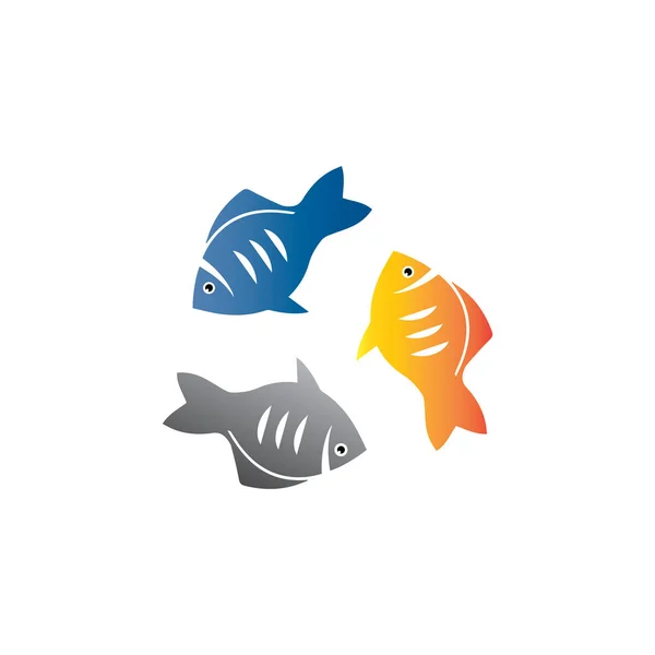 Шаблон логотипу риби. Креативний векторний символ — стоковий вектор