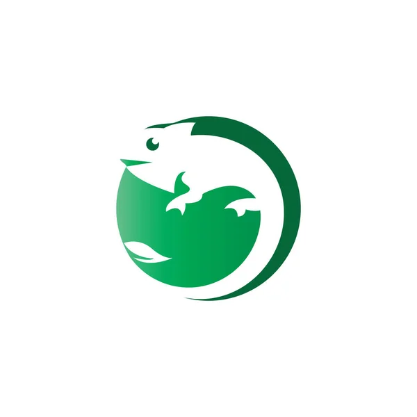 Lizard Chameleon Gecko animall logo and symbol vector illustrati — 图库矢量图片