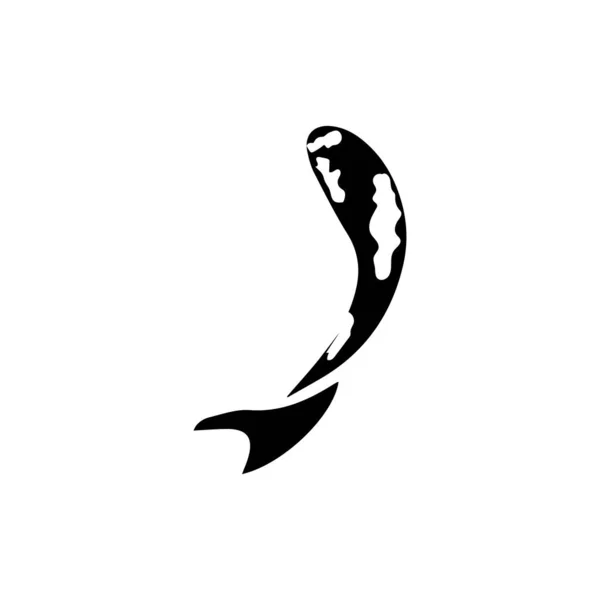 Koi fisk djur logotyp och symboler vektor mall — Stock vektor