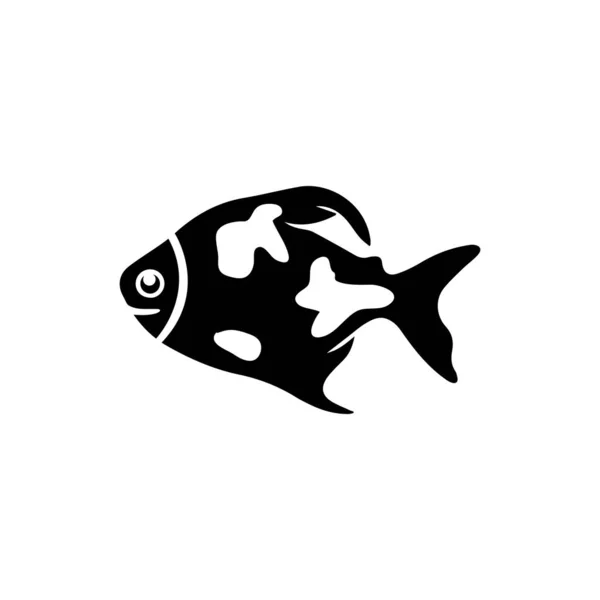 Modèle de logo poisson. Symbole vectoriel créatif — Image vectorielle