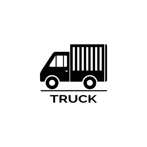 Truck pictogram ilustration vector template — Stockvector