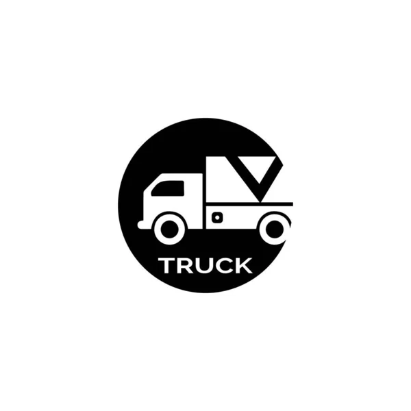 Modelo de vetor de ilustração de ícone de caminhão —  Vetores de Stock