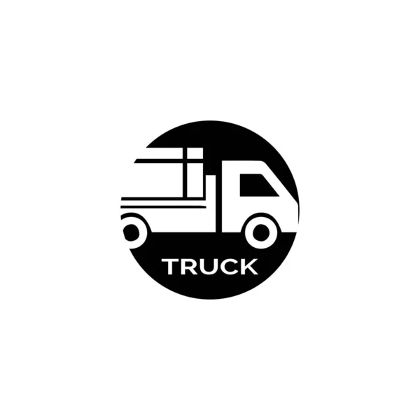 Truck pictogram ilustration vector template — Stockvector