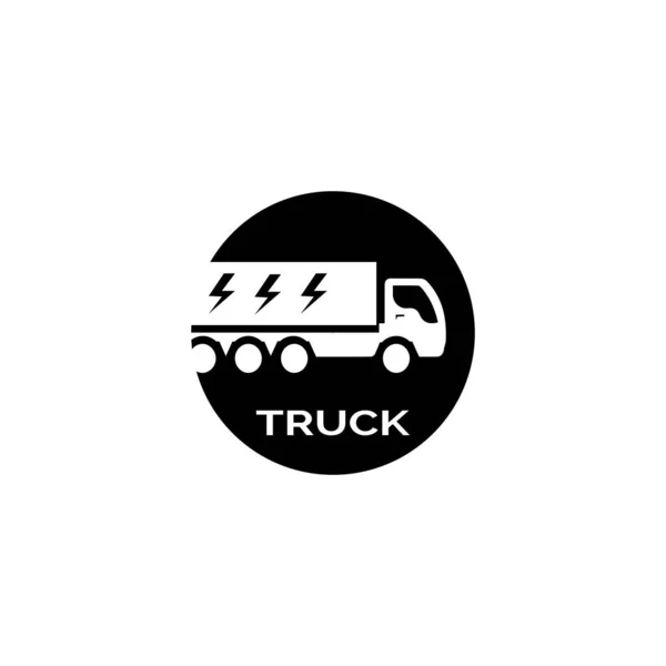 Truck pictogram ilustration vector template — Stockvector