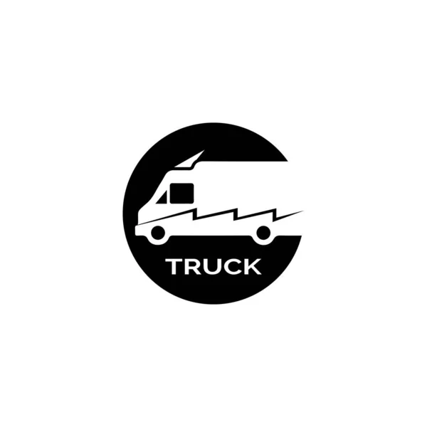 Truck pictogram ilustration vector template — Stockvector