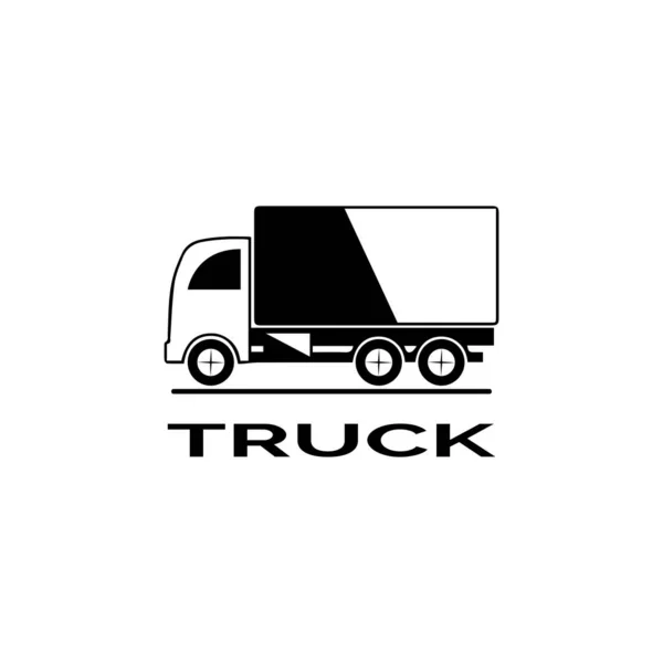 Truck pictogram ilustration vector template — Stockvector