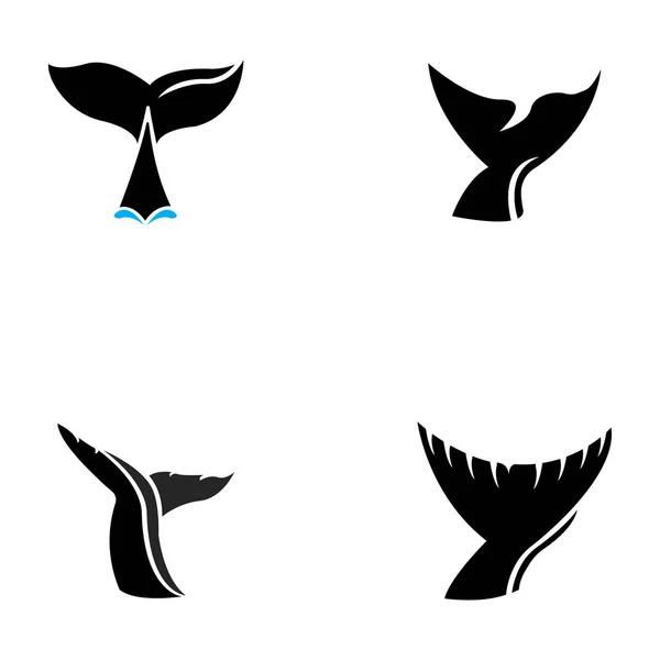 Ilustração do vetor ícone da cauda de baleia —  Vetores de Stock