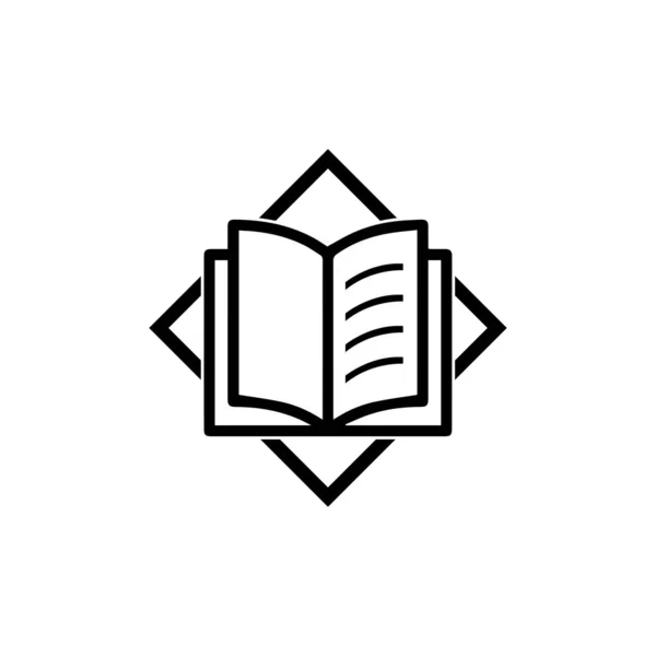 Book Education Logo Template vector illustration design — Stock Vector