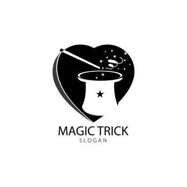 Sihirli şapka değnek ile gösteren resim