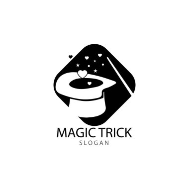 Sihirli şapka değnek ile gösteren resim