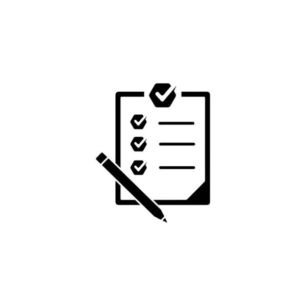Dokument ikon med kontroll och kors symbol vektor illustration — Stock vektor