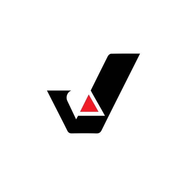 V Letter Logo Geschäftsvorlage Vektor Icon — Stockvektor