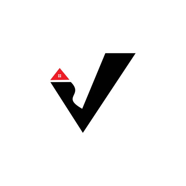 V λογότυπο επιστολή επιχειρηματικό πρότυπο διάνυσμα εικονίδιο — Διανυσματικό Αρχείο
