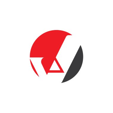 V Harfi Logo İş Şablonu Vektör Simgesi Simgesi
