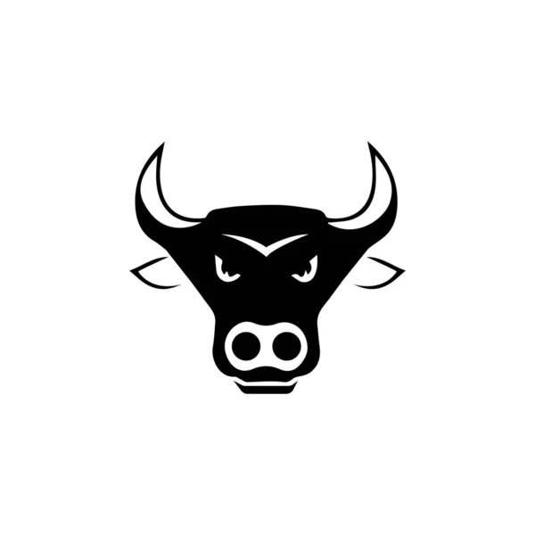 Bull Horn.Bull head Vector Icon Logo Template Illustration Desig — стоковий вектор