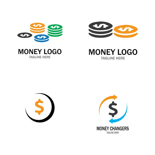 Design de ilustração de ícone de vetor de dinheiro — Vetor de Stock