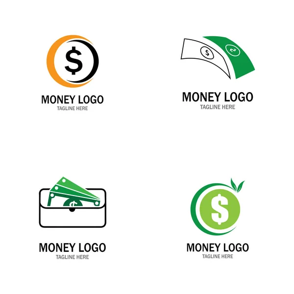 Pengar vektor ikon illustration design — Stock vektor