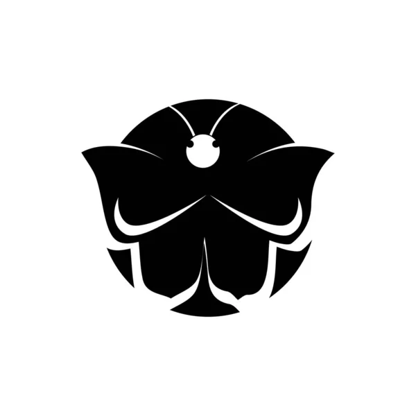 Schönheit Schmetterling Logo Vorlage Vektor Icon Design — Stockvektor