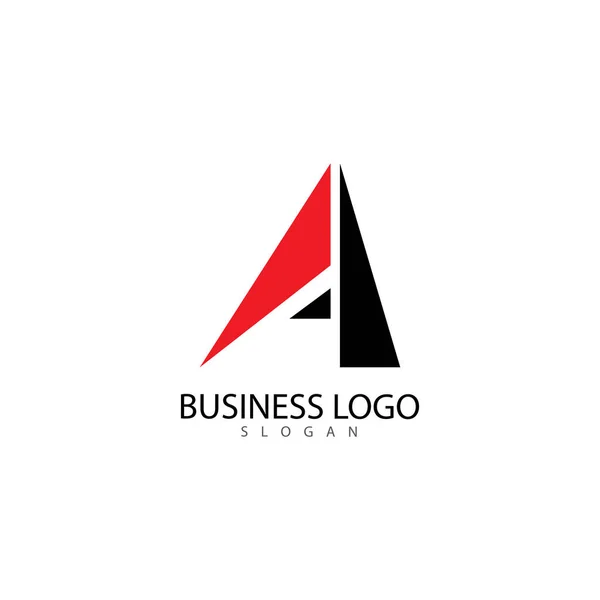 A Letter Logo Template vector icon illustration — 스톡 벡터