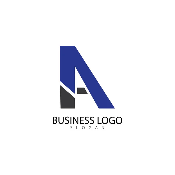 A Letter Logo Template vector icon illustration — 스톡 벡터