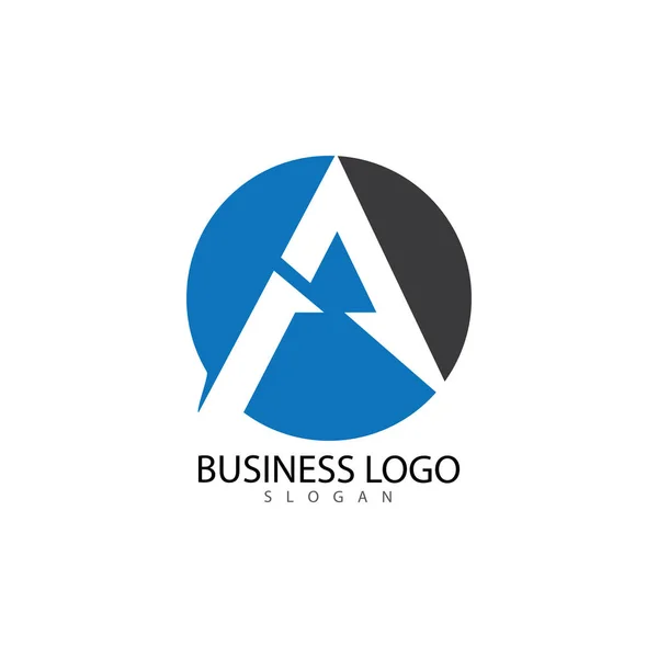 Une illustration vectorielle d'icône de modèle de logo de lettre — Image vectorielle