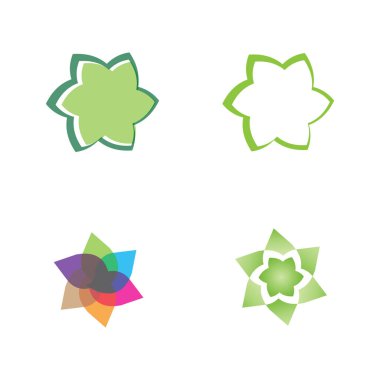 Güzellik Plumeria Simgesi Çiçek Tasarımı Çizim Şablonu