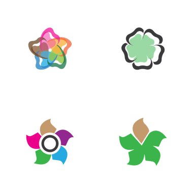 Güzellik Plumeria Simgesi Çiçek Tasarımı Çizim Şablonu