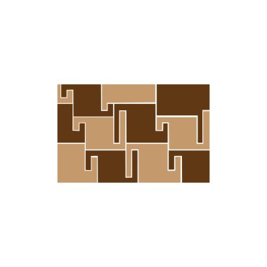 Tuğla duvar simge vektör çizim tasarım