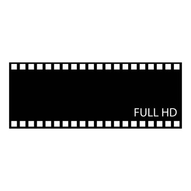 soyut film şeridi Logo Şablonu vektör çizimi tasarımı