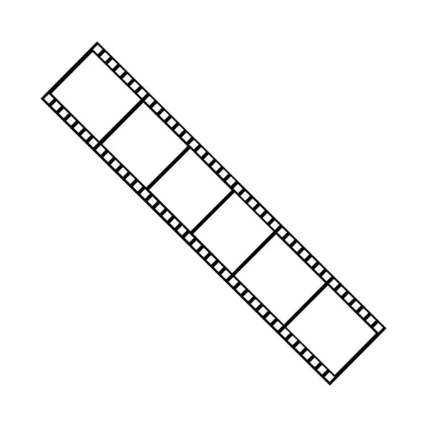 Abstrack filmstrip Σχεδιασμός διανυσματικής απεικόνισης λογότυπου προτύπου — Διανυσματικό Αρχείο