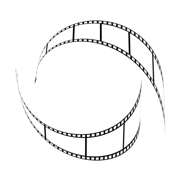 Abstrack filmremsa Logo Mall vektor illustration design — Stock vektor
