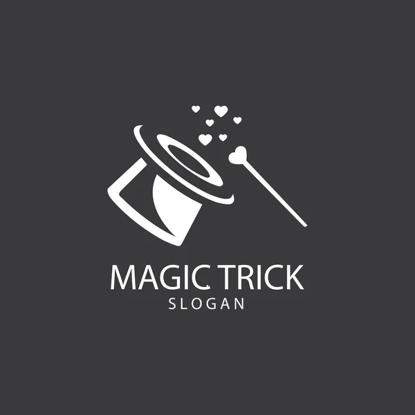 杖と魔法の帽子のイラスト — ストックベクタ