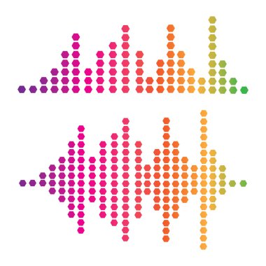 Audio technology  music sound waves vector icon illustration