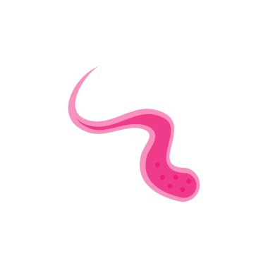 Virüs vektör illüstrasyon şablon tasarımı