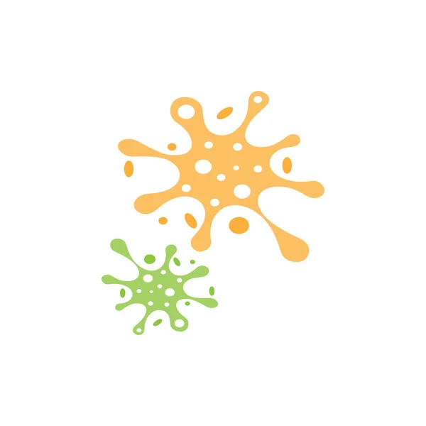 Virus vector illustration icon template design — 스톡 벡터