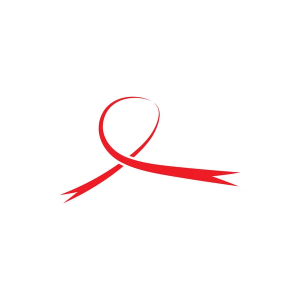 Pink ribbon for breast cancer awareness symbol, vector illustrat — ストックベクタ