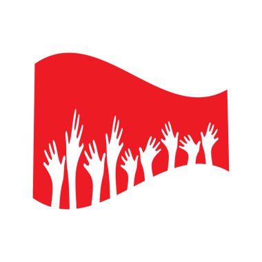 Endonezya bayrağı bağımsızlık gün görselleştirme vektör