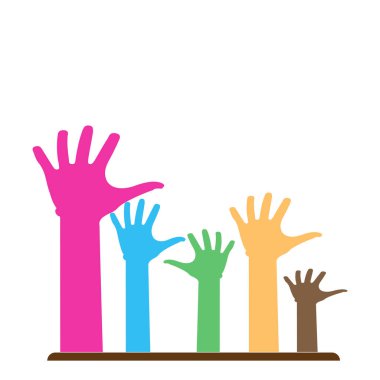 El sembolü toplum hizmeti logo vektör illüstrasyon tasarımı