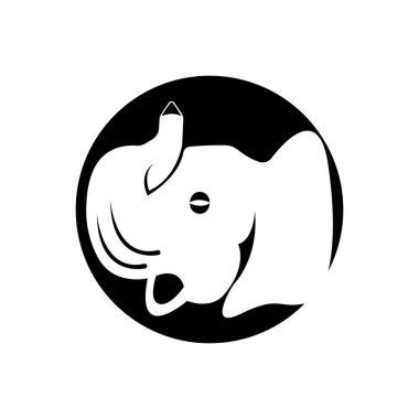 Fil Logo şablonu vektör çizim tasarım