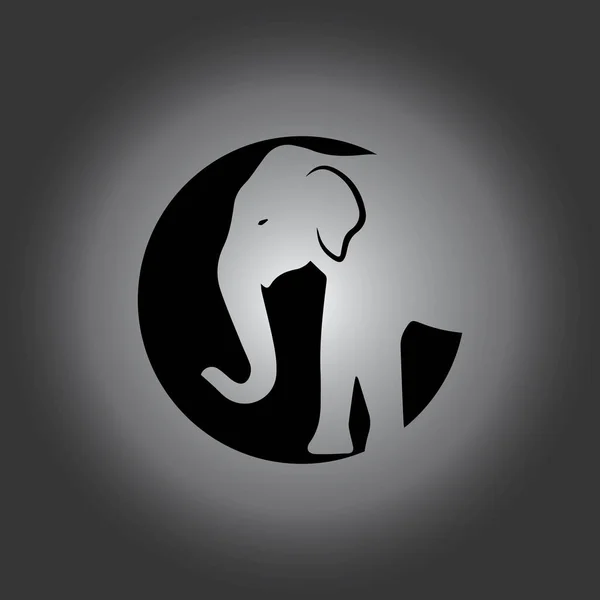 Elephant Logo Template Vector Ilustração design — Vetor de Stock