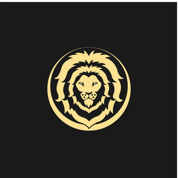 Lion Logo vector pictogram illustratie sjabloonontwerp — Stockvector