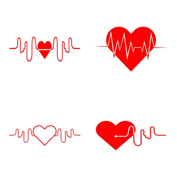 Art design health medical heartbeat pulse icon illustration