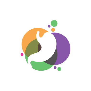 Mide bakım ikonu konsept vektör çizimi tasarladı