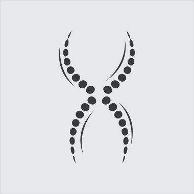 Omurga teşhis sembolü logo şablonu vektör illüstrasyon tasarımı