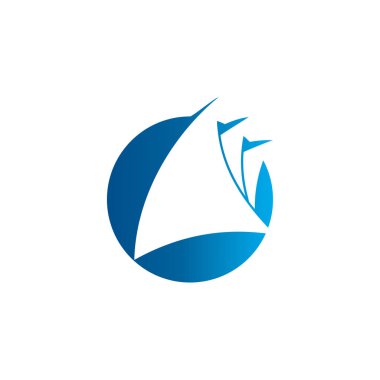 seyahat gemisi Logo Şablonu vektör simgesi tasarımı