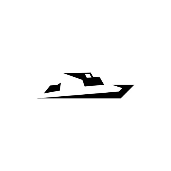 Statek Wycieczkowy Logo Projekt Wektora Szablonu Ikony — Wektor stockowy